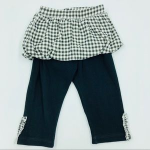 Mish Baby Plaid Skirt Pants 12M